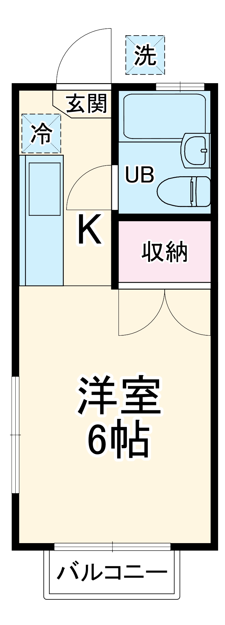 コーポ四季の間取り