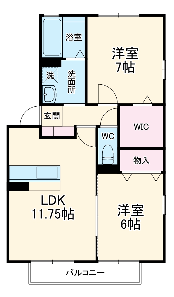 ロイヤルタウン C棟の間取り