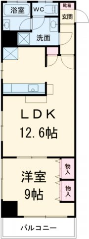 エクシード湘南台の間取り