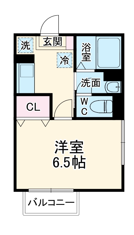 クレモンティーヌ・相之川の間取り