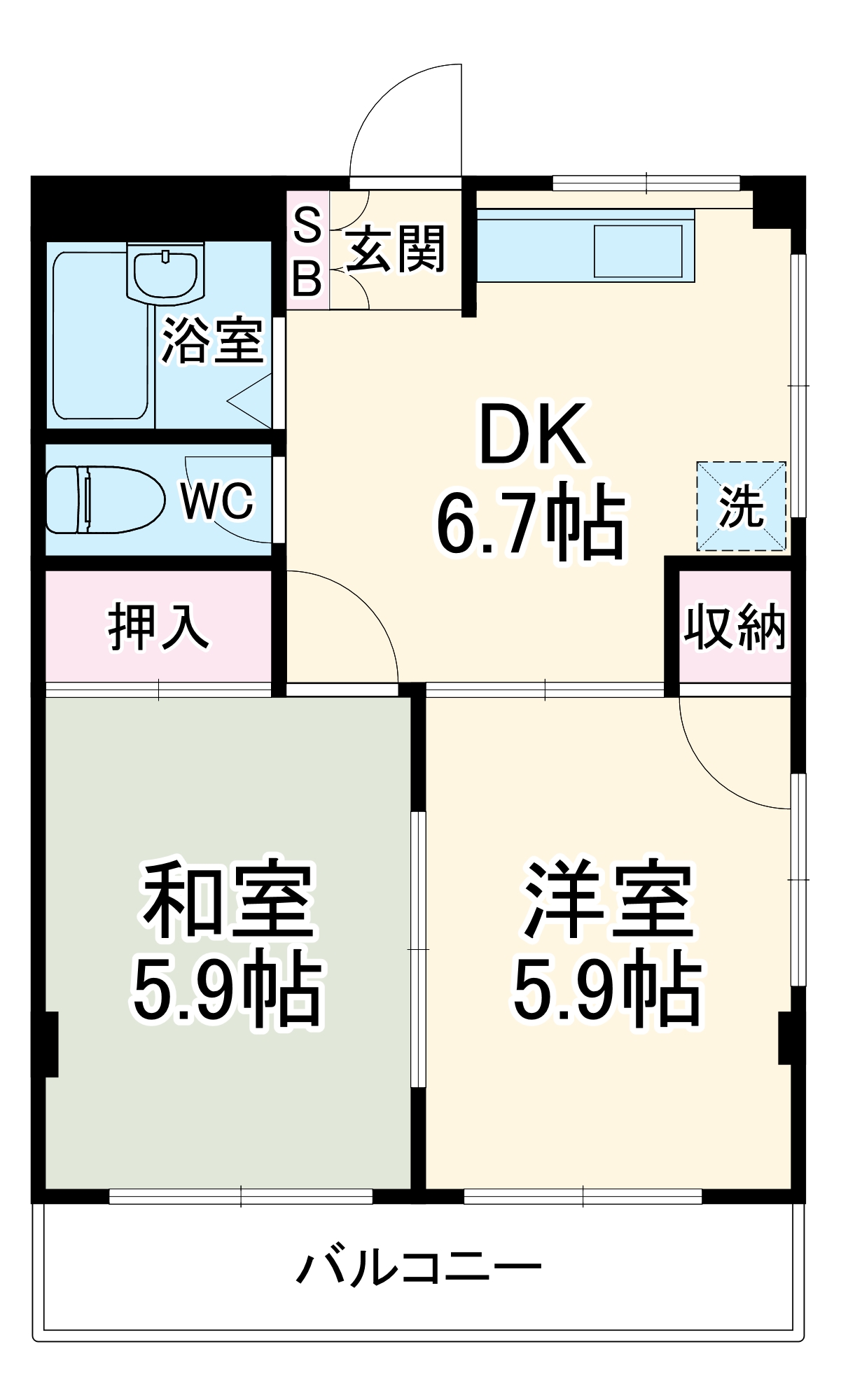 コーシュン・ビレッジの間取り
