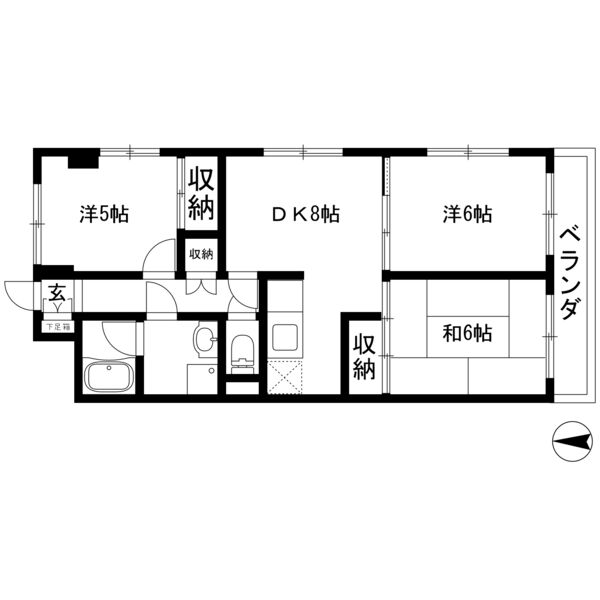 ロイヤルマンション本郷の間取り