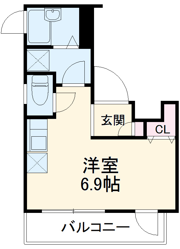 第1ソレイユ南の間取り