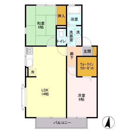 アークヒルズIの間取り