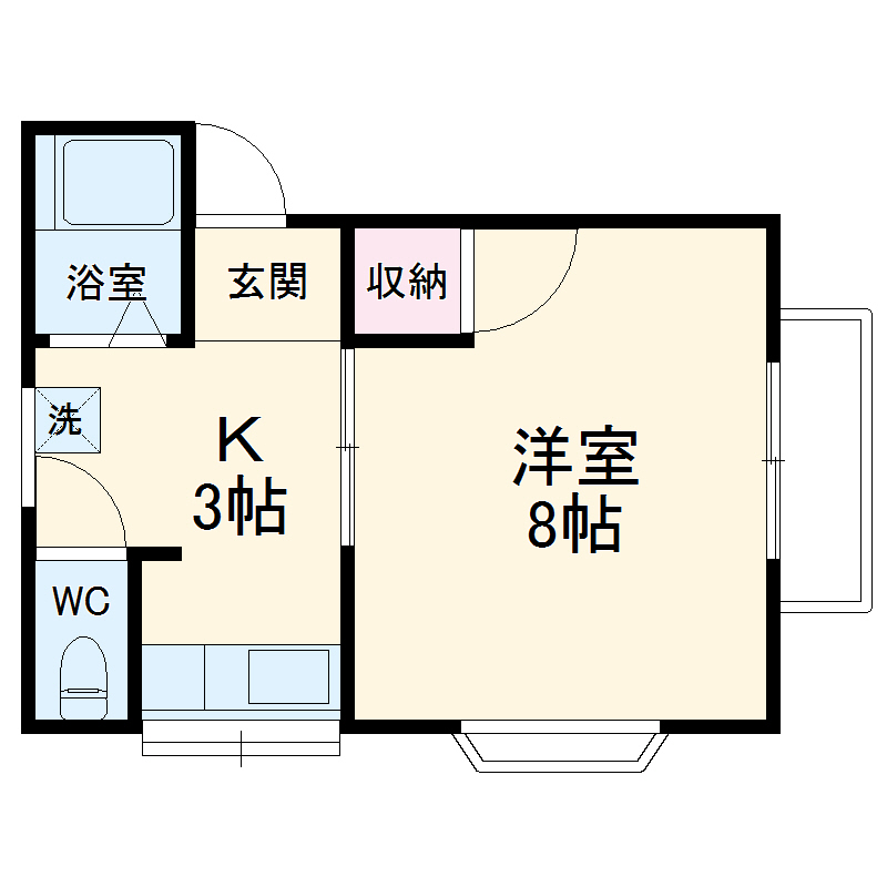 GAハイツの間取り