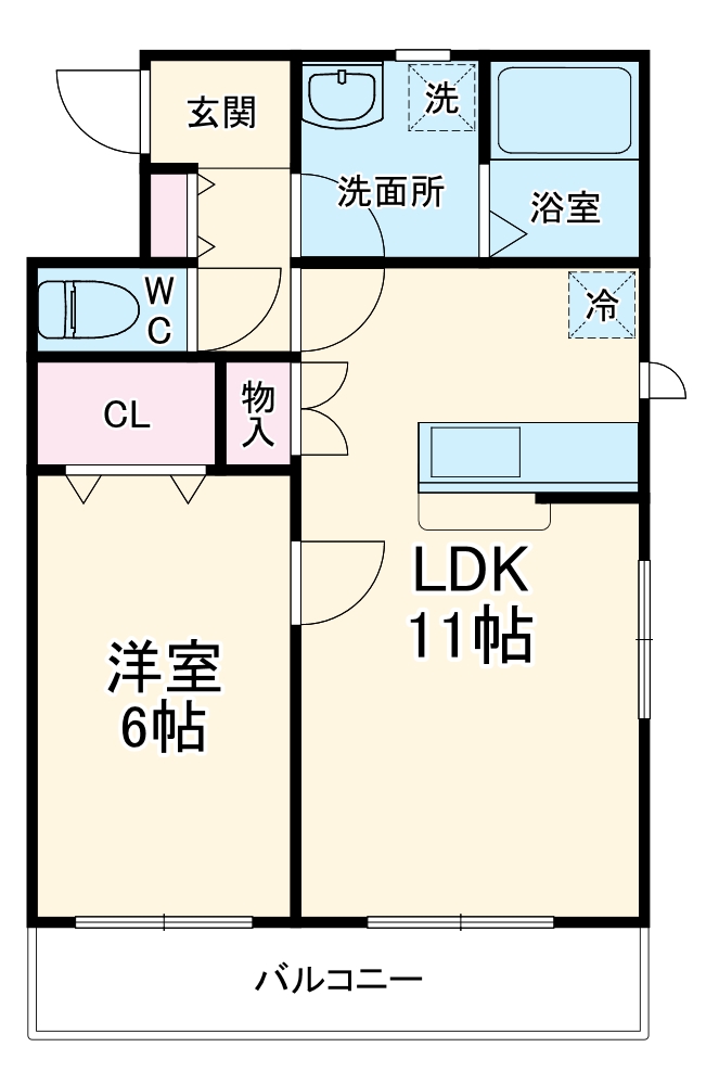 Bonheur Eの間取り