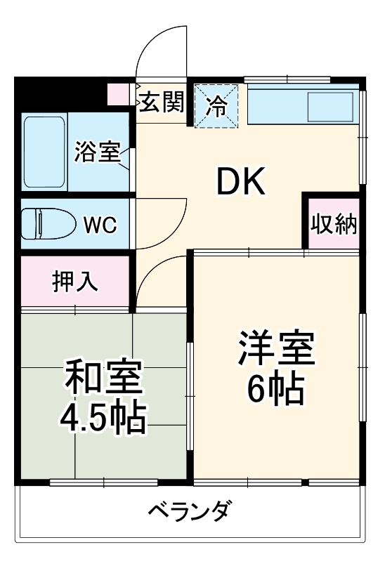 第3マンション吉岡の間取り