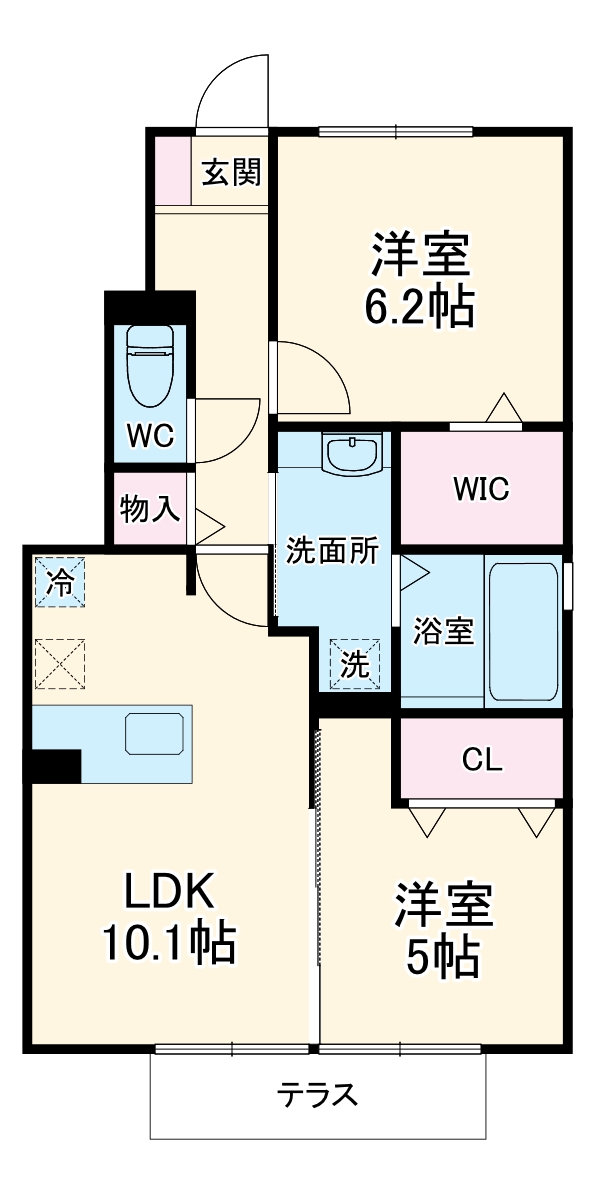 D-roomことひらの間取り