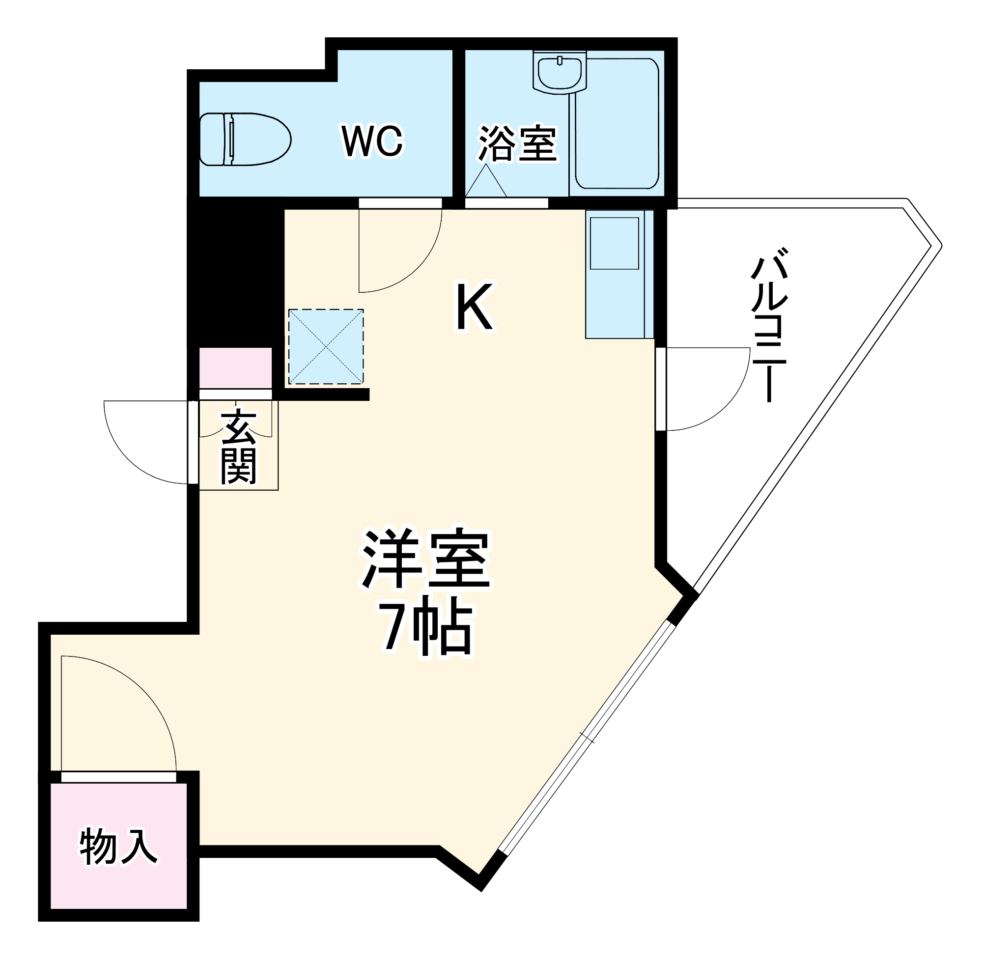 エスポアールカヤギヤ8の間取り