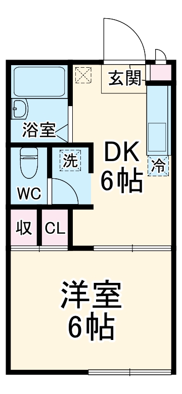 ルピナスC棟の間取り