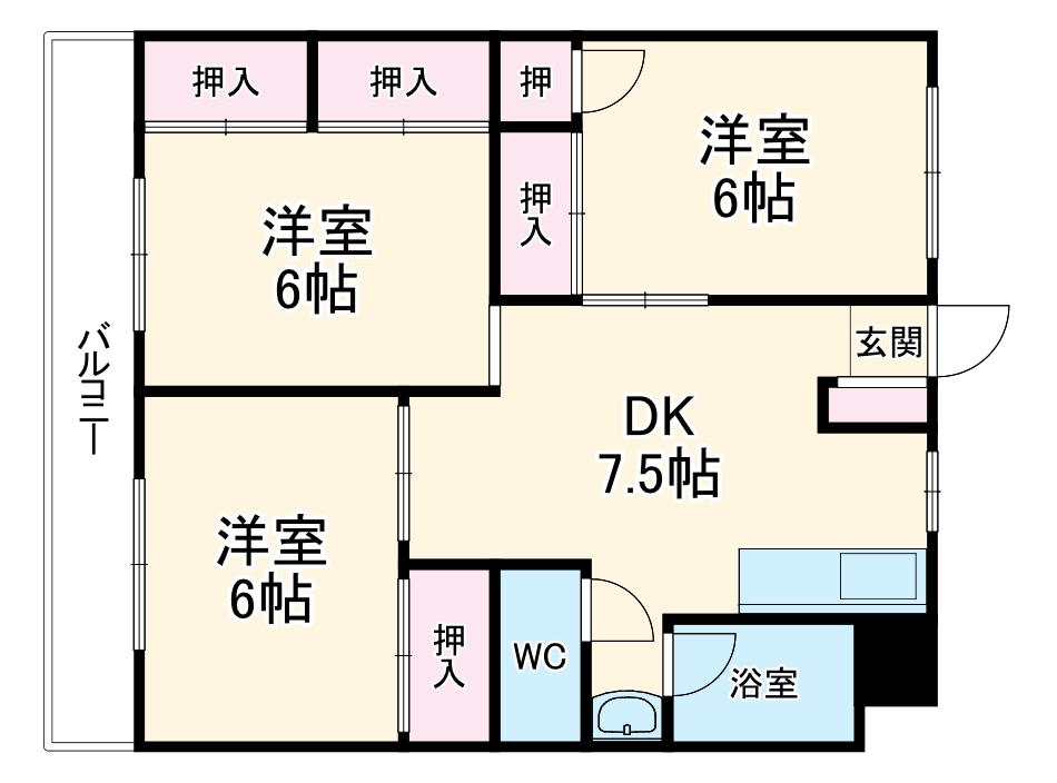 メゾン東山の間取り
