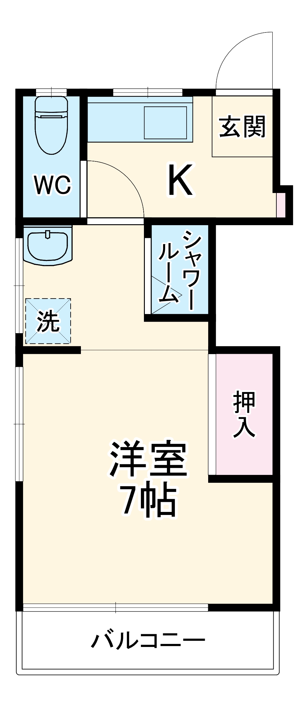 サンハイツの間取り