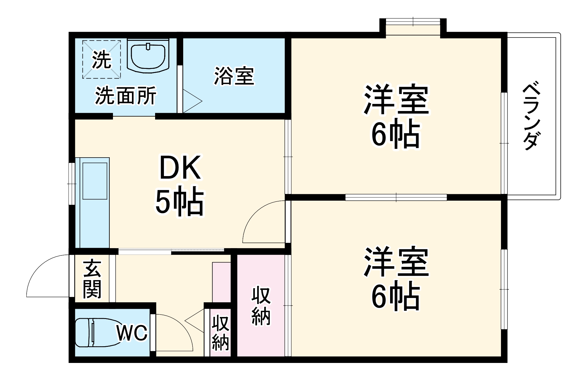 ロイヤルコート白楽の間取り