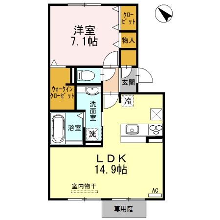 クレスト大針の間取り