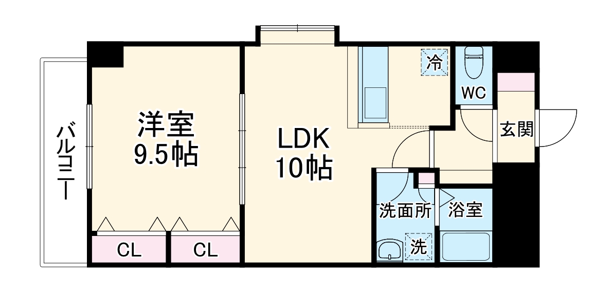SOLARE横浜の間取り