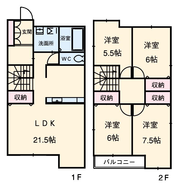 レジデンス4の間取り