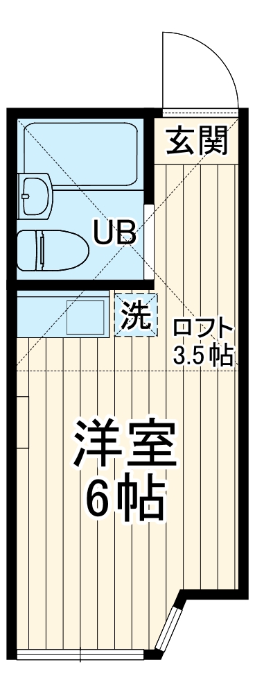 ユナイト元住吉サファテの杜の間取り