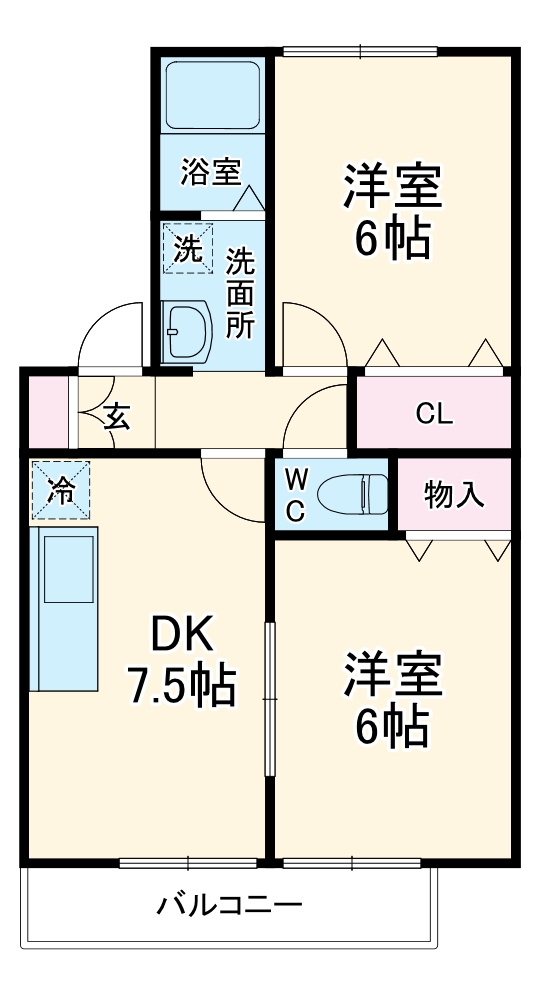 アベニューの間取り
