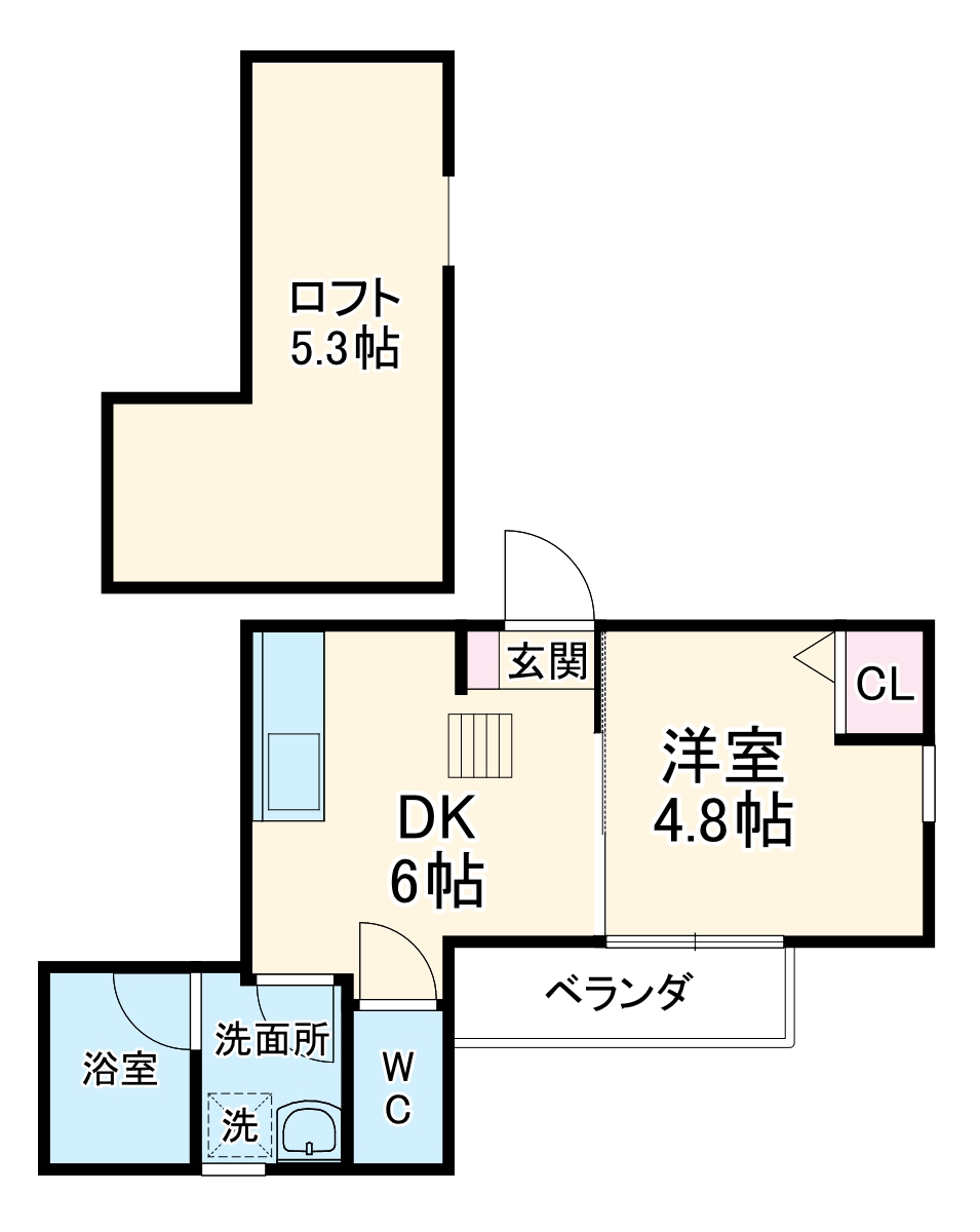 ジュネス小杉の間取り
