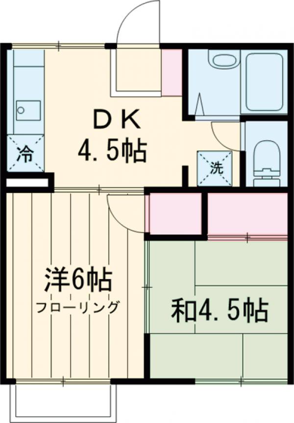 プレジールシノザキの間取り