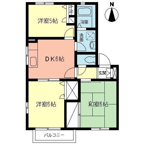 ルミエールCの間取り