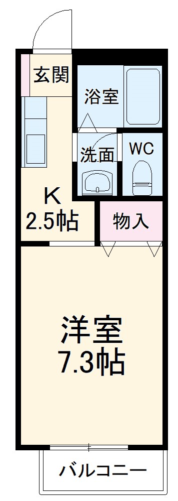 ウエスト2004の間取り