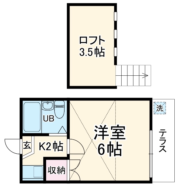 シーズンコート藤ヶ丘の間取り