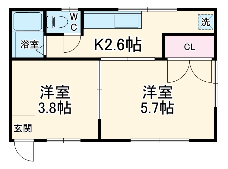 パークヒルBの間取り