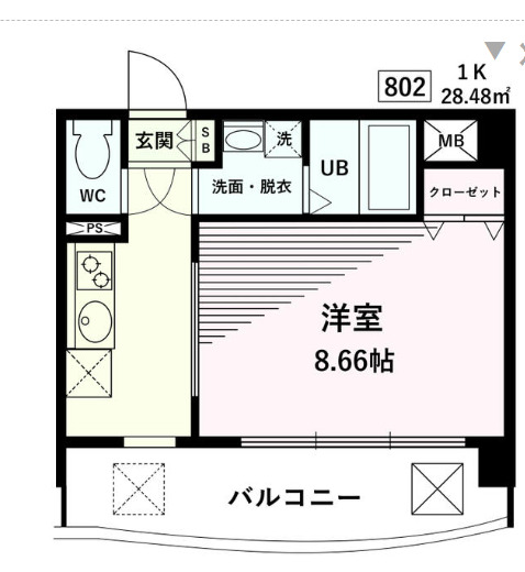 リバーサイド花みずきの間取り