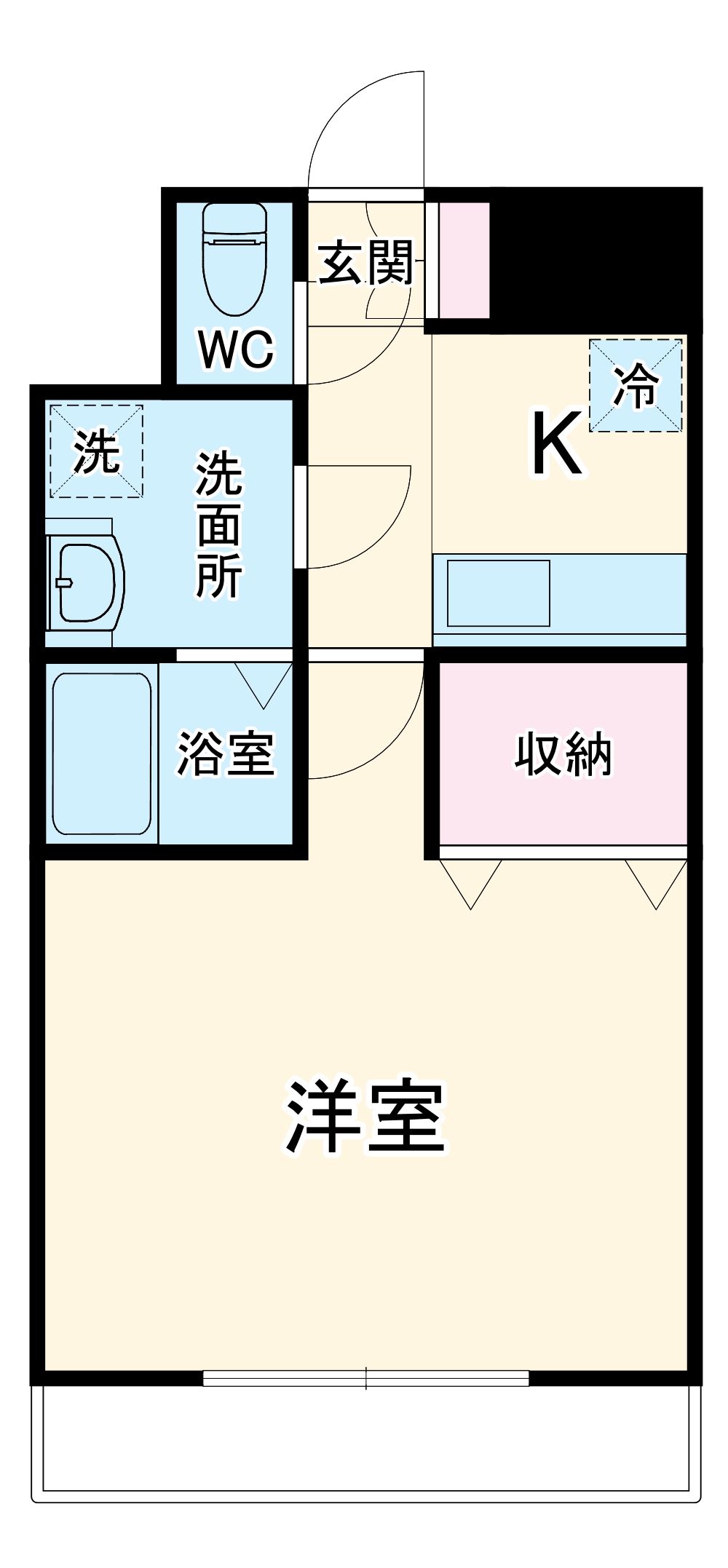 グラーツ橘の間取り