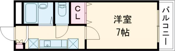 セラヴィ吉祥寺Ⅱの間取り