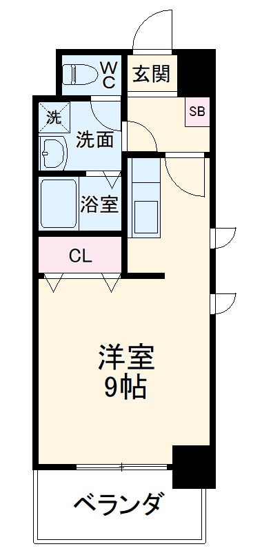 レジデンス新瀬戸の間取り