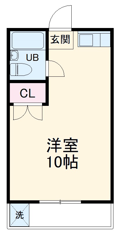 アパートメント和の間取り