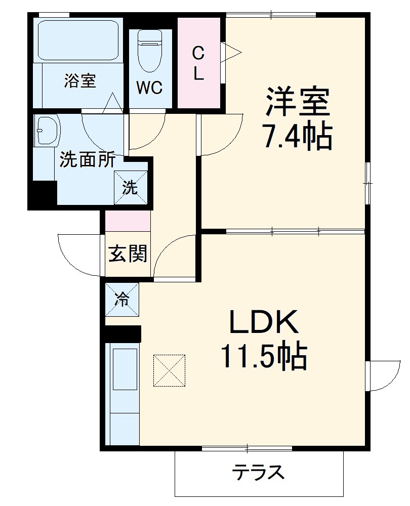 D-room竹の山の間取り