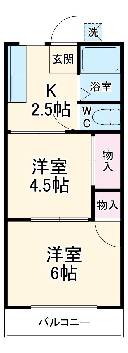 コーポエメラルドの間取り