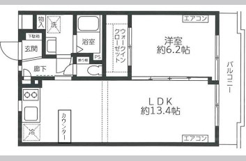 レジディア吉祥寺の間取り