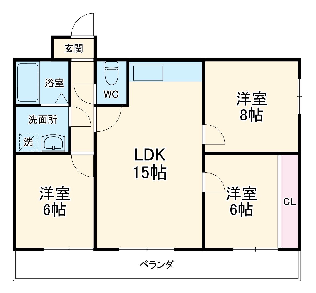 フィレンツェ高針の間取り