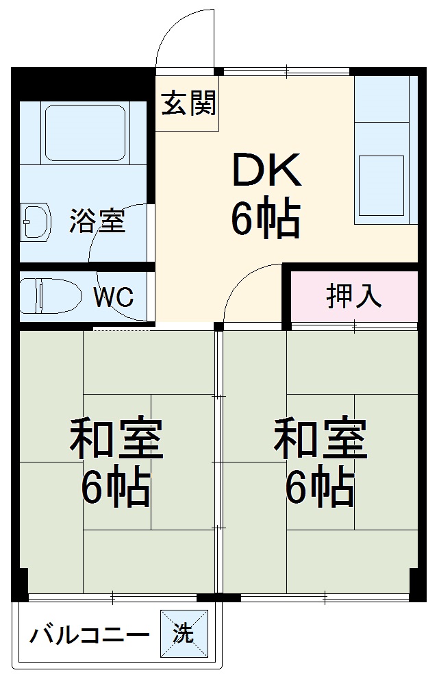 コーポ四季の間取り