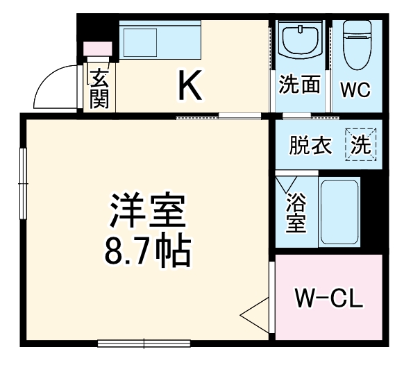 クレールの間取り