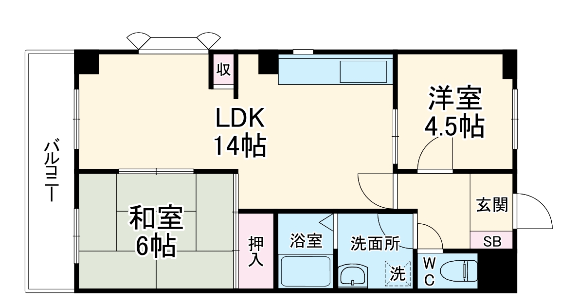 ハイムリレーションの間取り