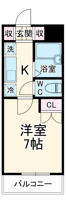 レジディア浦安の間取り