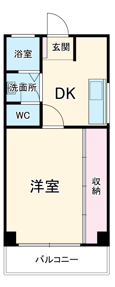 オーシマビルの間取り