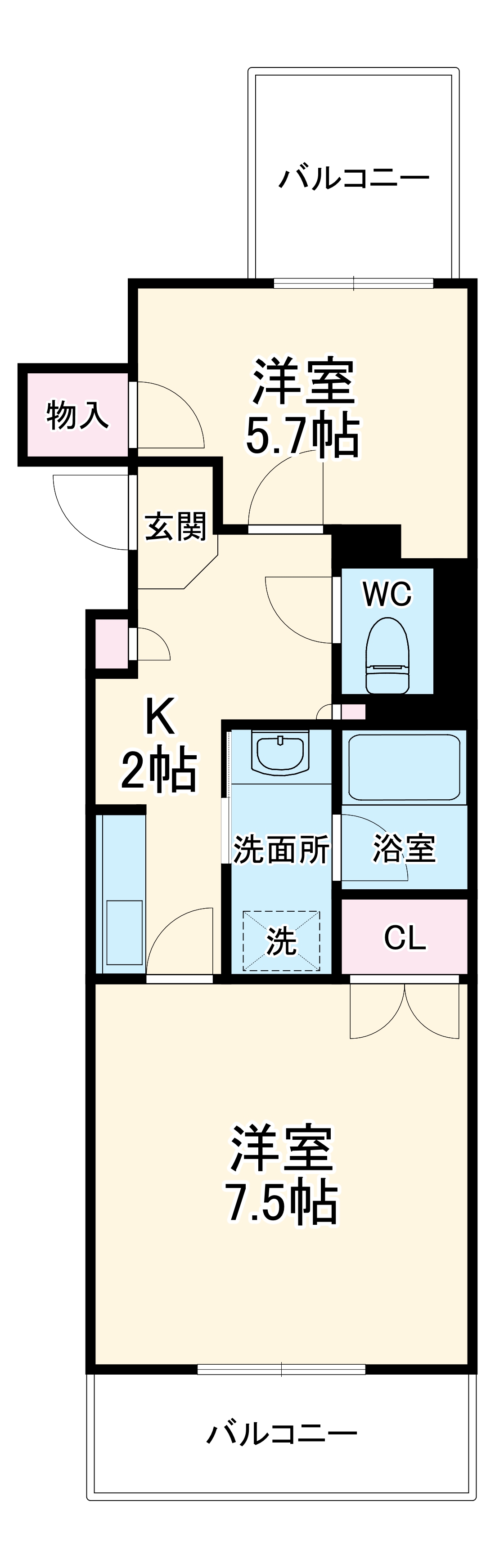 瀧下H.Aの間取り