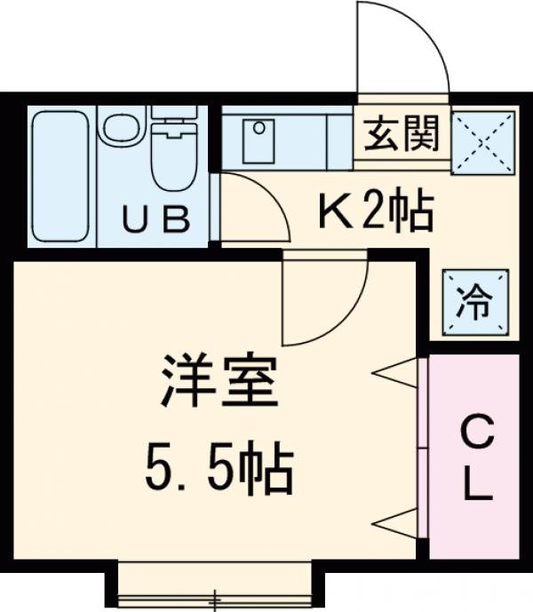 エスペランサ瑞江Bの間取り