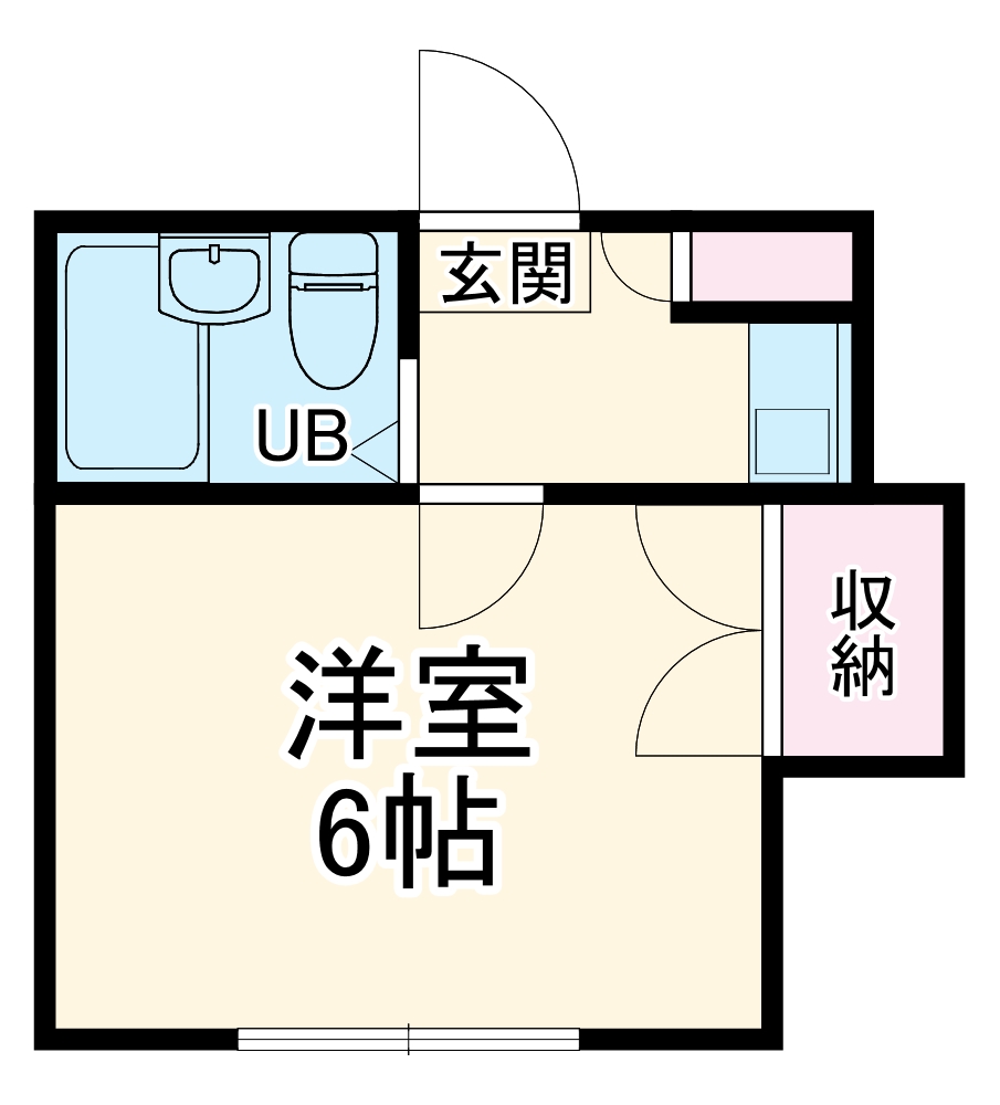 ハイム六会の間取り