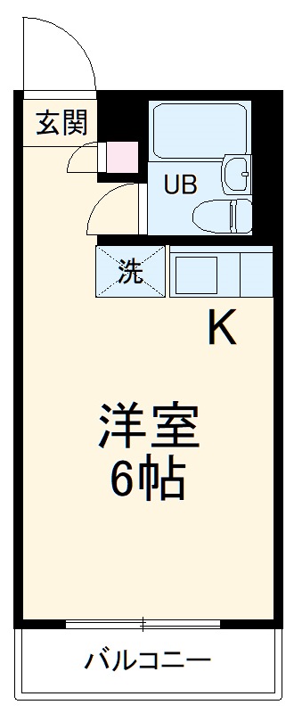 オリエンタル新丸子Ⅲの間取り