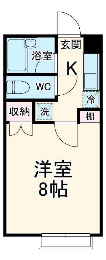 リリーテラスCの間取り