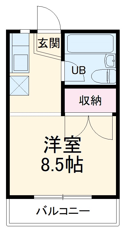 メゾンヤザコの間取り