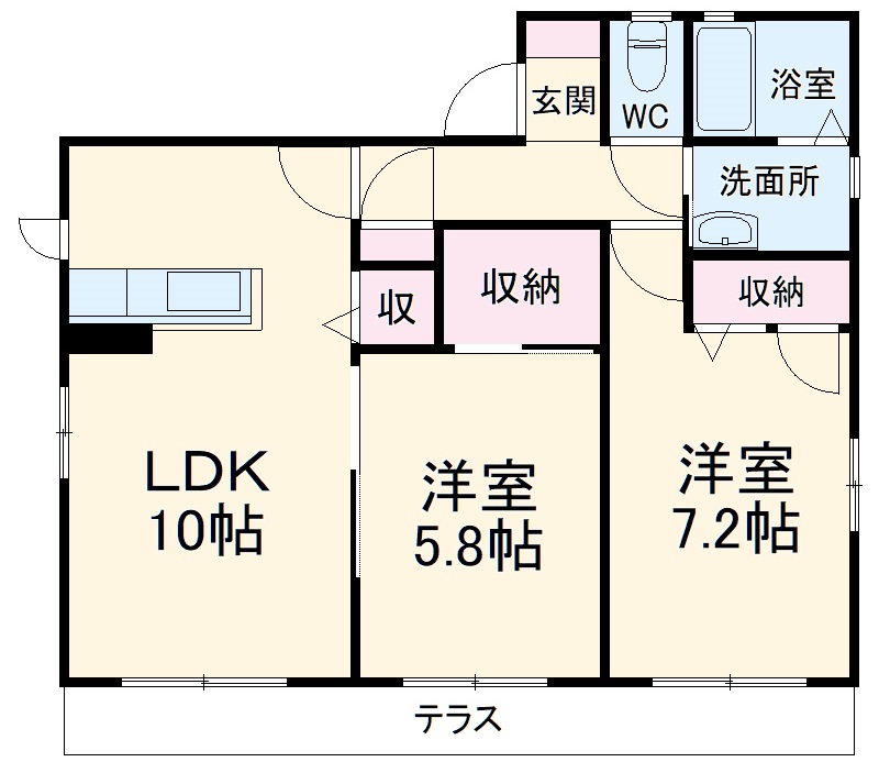 ブレッサ・クラミの間取り