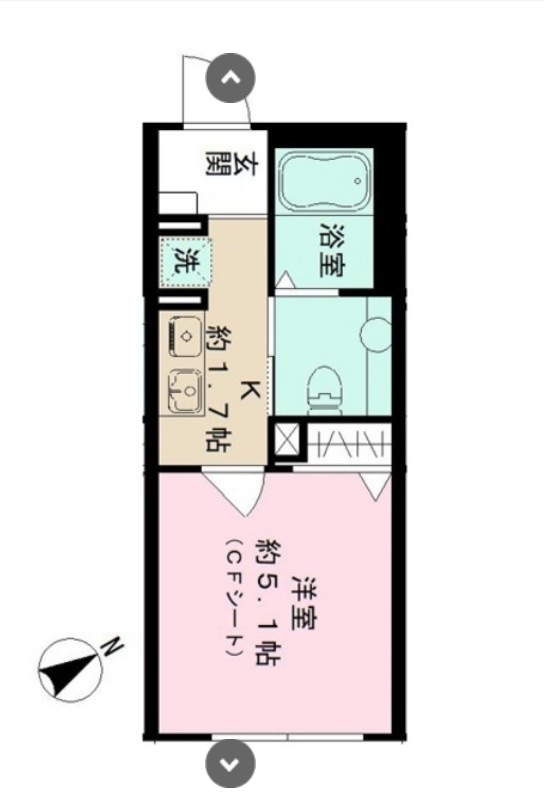 クラーシェ津田沼の間取り